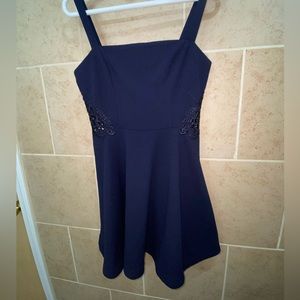 City Studio Navy Blue Dress